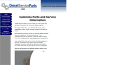 Desktop Screenshot of diesel-service-parts.com